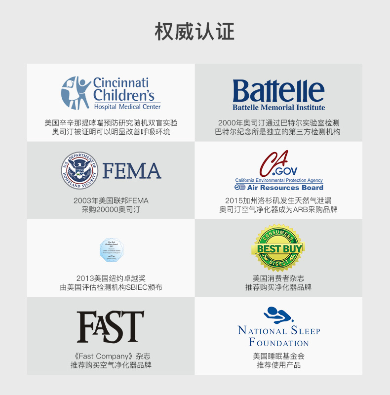 奧司汀空氣凈化器認(rèn)證 奧司汀空氣凈化器認(rèn)證